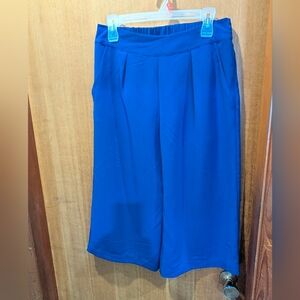 Halston Heritage Draped Top in Deep Blue